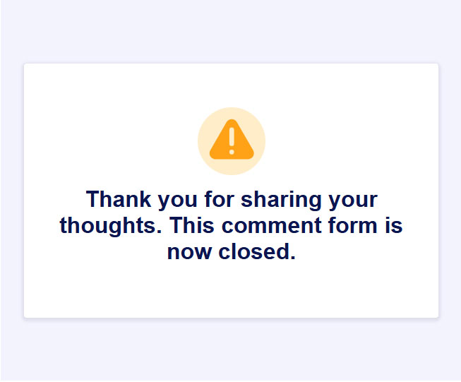 Thank you for sharing your thoughts.  This comment form is now closed.